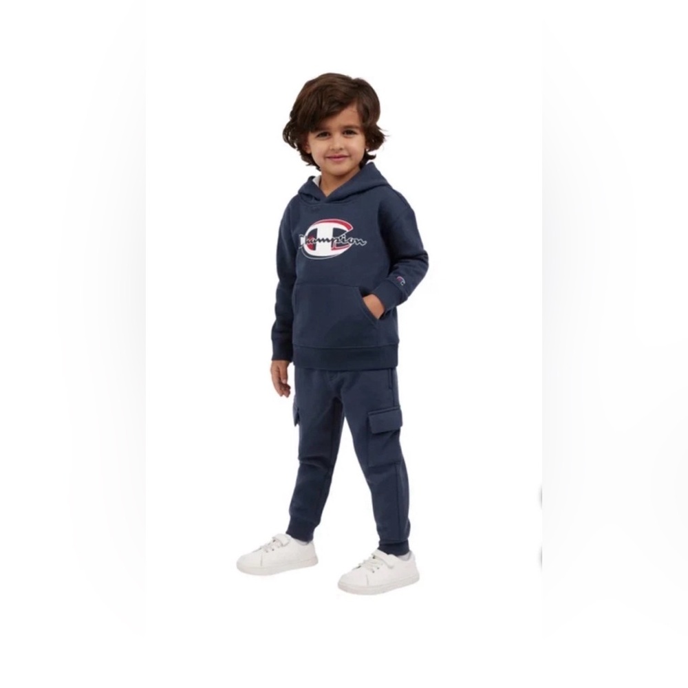 Champion Navy Hoodie and Joggers Set for boys
